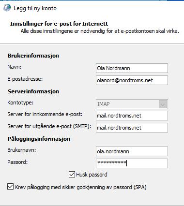 Oppsett av epost - Outlook 2016 Du kan konfigurere e-postadressen du har hos 3net slik at du får den tilgjengelig direkte på din PC feks. med Outlook.