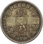 36 0 20 000 896 1 krone 1887 NM.