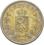 1 krone 1882 NM.