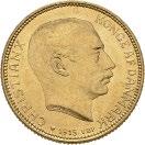 Utenlandske mynter 1293 20 kroner 1914 H.