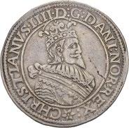 CHRISTIAN IV 1588-1648 366 367 366 Speciedaler 1628. Blankettfeil og hakk/ planchet flaw and peck. S.24 NM.26 H.