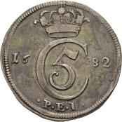 Sølvstykkets vekt, rundt 22 gram, kunne tyde på at myntverdien var tenkt å skulle være 4 mark eller krone, 2/3 speciedaler.