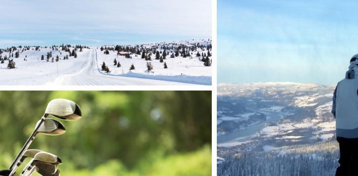 Aktiv og variert opphold i Øyer, sommer som vinter. (Foto, høyre: foto.ol) Hafjell alpinanlegg (3.