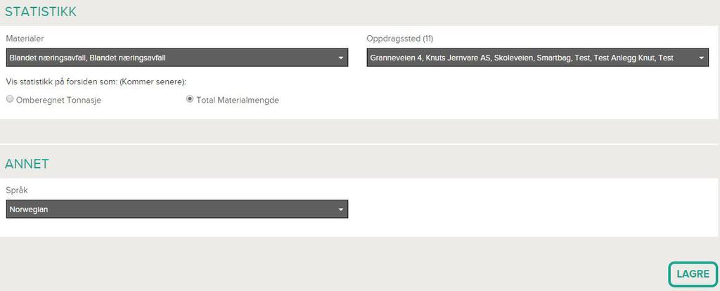 Mine sider. 4. Legge til ditt mobilnummer (kreves for funksjonene bestill og hendelser). 5. Velge om du skal få varsling på de ordrene du legger inn i portalen.