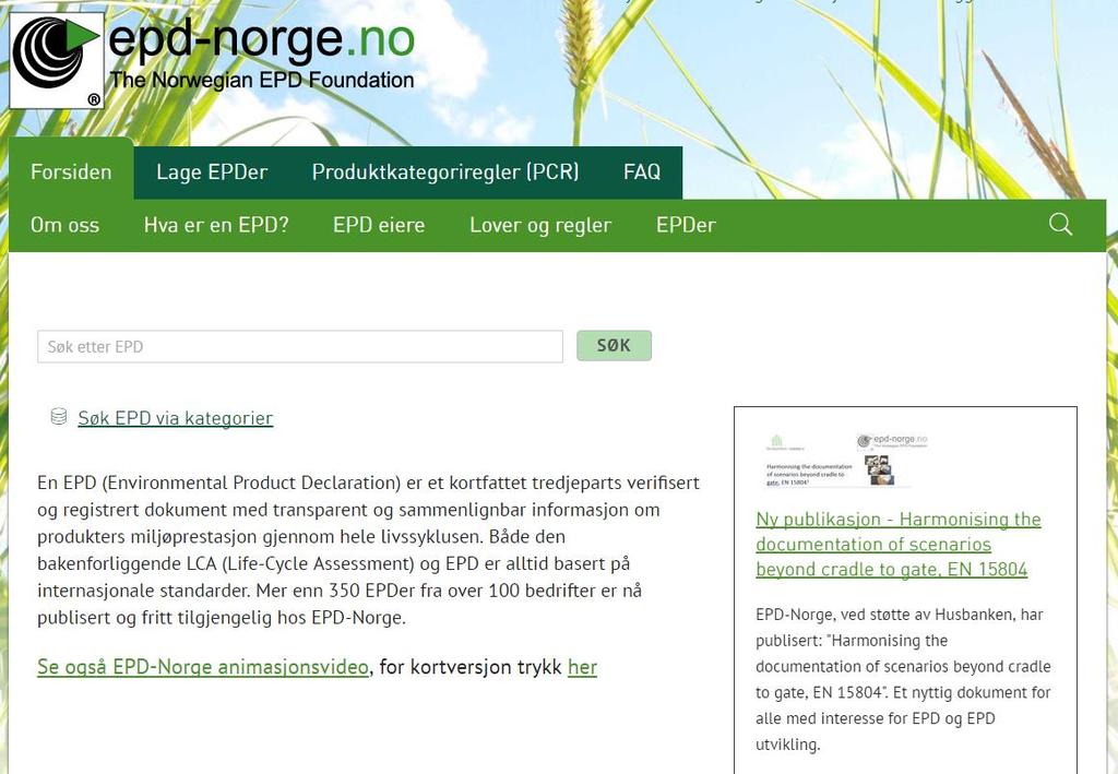 EPD-norge.no http://epd-norge.