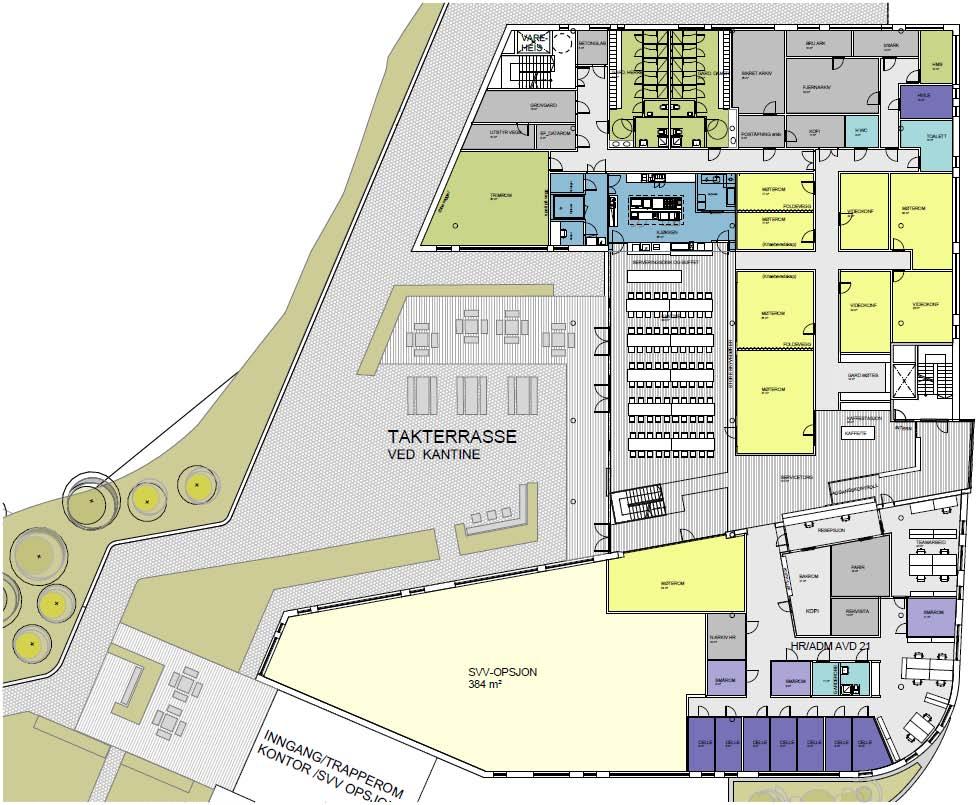 11 Kollektivtrafikk Like utenfor hovedinngangen og forplassen til Strømsbusletta 9 planlegges nye bussholdeplasser. (Busstoppet i nordgående retning fremgår ikke av illustrasjonen over).