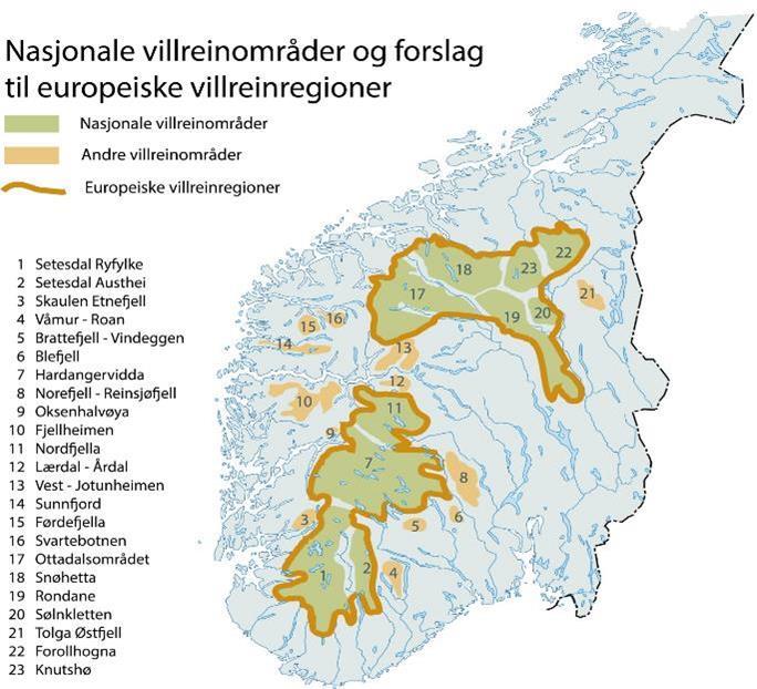 Nytt verdiskapingsprogram for villrein Rapport fra nedsatt arbeidsgruppe til statsråden juni 2015 5 mill.