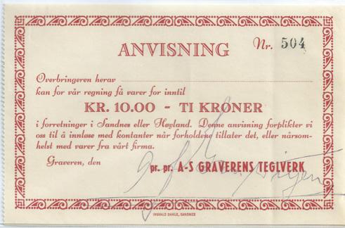 pen 1 70 699 1 KR 1948 L 1947539 pen 1-50 PRIVATSEDLER NORGE 700 ANVISNING 5.10.25 KR blanketter.