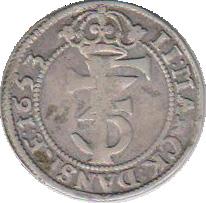 CHRISTIAN IV 1588-1648 1 2 SK 1642 Schou 48, NMD129 1+ 1500 FREDERIK III 1648-1670 2 2 MARK 1653