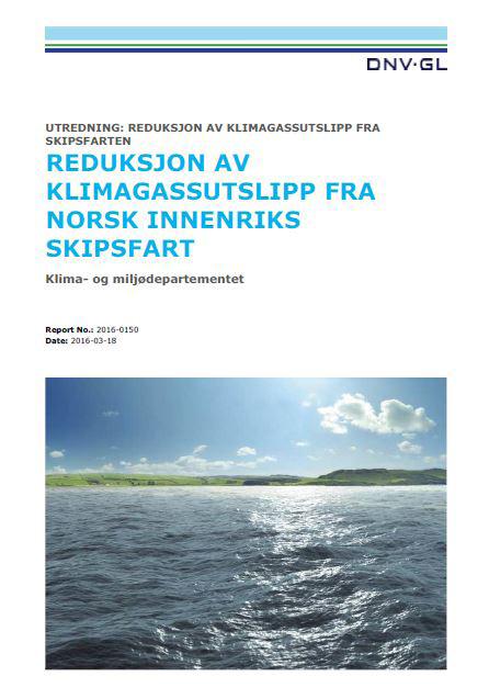 Konklusjon: Studien viste at utslippene fra innenriksfarten er betydelige i det norske klima- og miljøregnskapet.