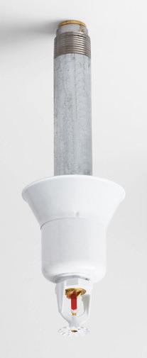 Sprinklerhode tørr, standard response Type: V3605 og V3609 Leveres uten dekkskive. Sprinklernøkkel NRF 9254085 til fast montasje.