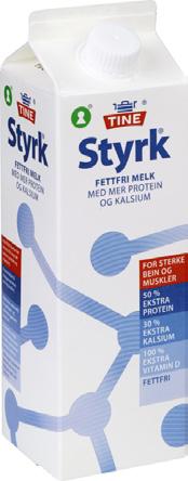 mer protein enn vanlig melk. Den er rik på kalsium og rik på vitamin D.