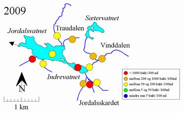 I tillegg tok Næringsmiddeltilsynet for Bergen og omland jevnlige målinger i forbindelse med drikkevannsforsyningen tidligere.