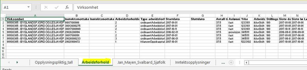 du tar ut i Altinn kan du bruke til å avstemme mot rapporten A-melding kontrollrapport.