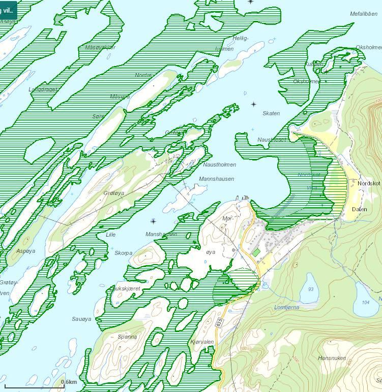 naturmangfoldet. Når Fylkesmannen gir tillatelse etter forurensningsloven 11, må beslutninga også vurderes etter retningslinjene som gis i naturmangfoldloven.