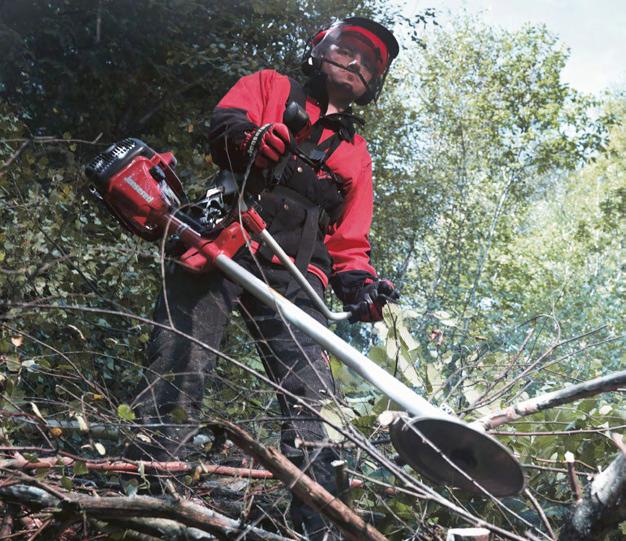 VÅR TEKNOLOGI HANDLER OM DIN ARBEIDSDAG De som arbeider profesjonelt med skog eller landskapspleie med en Jonseredmaskin i hendene, kan være sikre på at vi har tatt mye hensyn til dine og dine