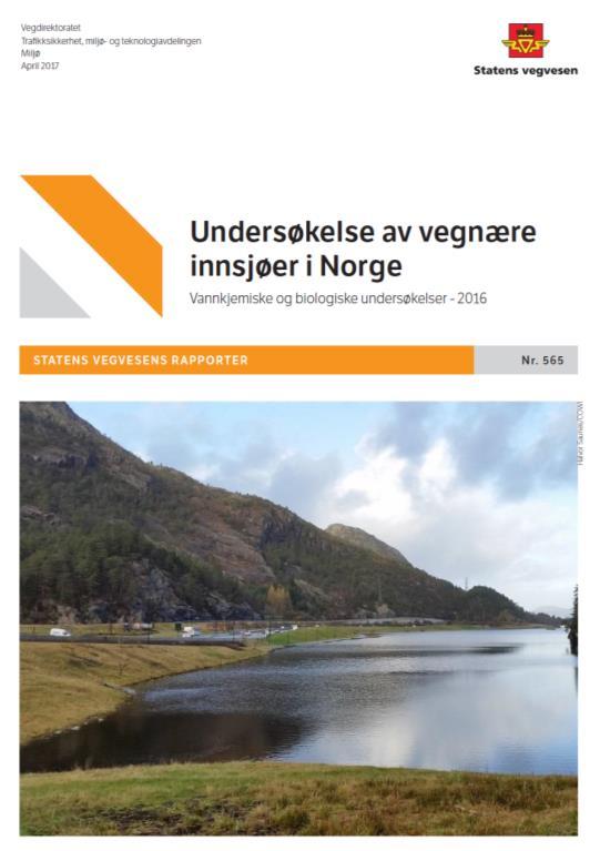 3. Vegsalt Vegsalt i innsjøer SVV har fått i oppdrag fra SD å gjennomføre årlige vannkjemiske undersøkelser i saltpåvirkede innsjøer (ny runde for hvert vann hver 3.