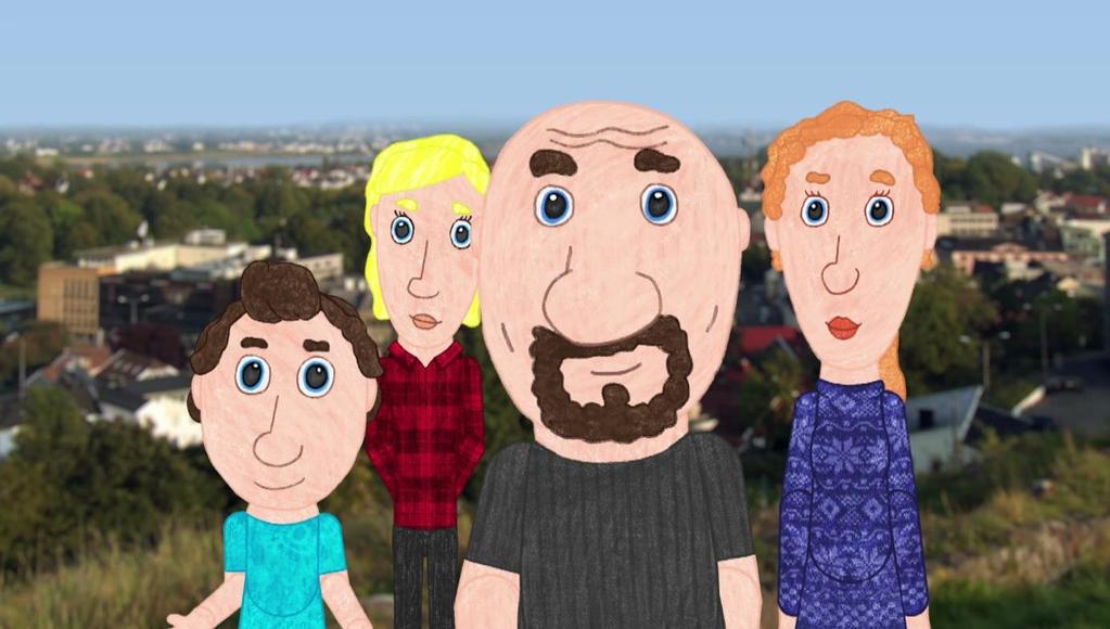 Kapittel 3 Resultater og resultatvurdering Animasjonsfilmserien Livet med Parkinson handler om en helt vanlig familie på fire der pappa får Parkinsons sykdom.