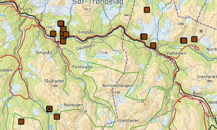 2 Området hvor 19 sau er tatt av bjørn sommeren 2017 (kilde Rovbase). Hjemmelsgrunnlaget Lov 19. juni 2009 nr. 100 om forvaltning av naturens mangfold (naturmangfoldloven) og forskrift 18.