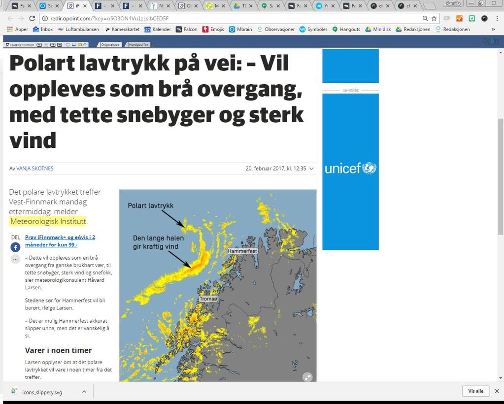 Kjente ukjente Hvordan kommunisere usikkerhet i tilfeller der de er vanskelig å tallfeste? For eksempel polare lavtrykk.