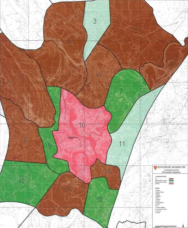 Figur 1-6: Skisse som viser plantemaet landskapstyper.