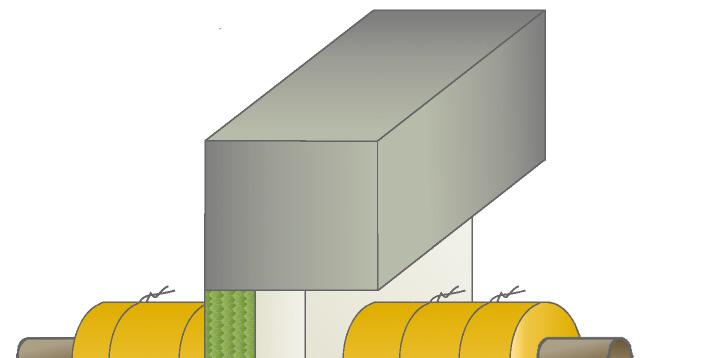 - VEGGER Velges en annen type rørskål, begrenses brannmotstanden til den valgte isolasjonsmetoden 25mm Protecta Mineralfiber STD 60cm