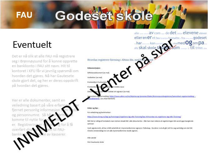 Erfaningsutveksling Tidligere dugnader 7-trinn har hatt til inntekt for klassetur: kakebokser (god fortjeneste 20kr. Pr. boks), dopapir salg, innsamling av tomflasker og skolekafè.