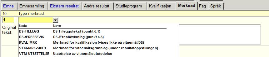 2.2.6 Kartotekkort Fag og Språk Disse to kartotekkortene er i tilfellet en ønsker å legge inn egne/individuelle verdier på Fag og Språk som vises i Diploma Supplement. 2.2.7 Kartotekkort Studieprogram og Kvalifikasjon Her har en mulighet til å registrere Studieprogram og Kvalifikasjoner som skal inngå i en kvalifikasjon.