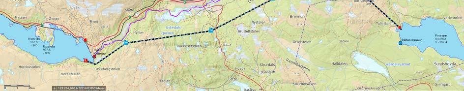 reguleringar Bekk/elv Strekning i km (ca.