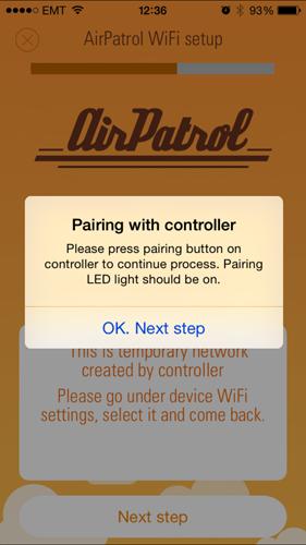 Installere AirPatrol WiFi 2.