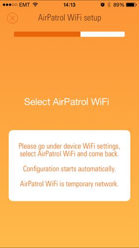 Installere AirPatrol WiFi 2.