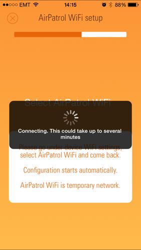 Installere AirPatrol WiFi 2.