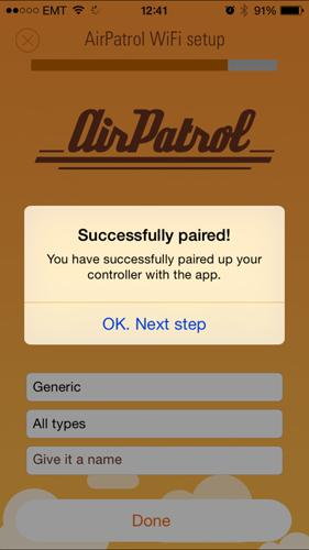 Installere AirPatrol WiFi 2.