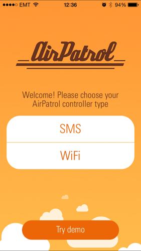 Installere AirPatrol WiFi Start