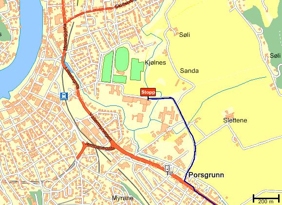 1 Ankomst Alle deltagere skal benytte avkjøring fra Rv-32 skiltet Kjølnes Syd. Deltakere som kommer på E 18 tar av til Rv. 32, skiltet mot Porsgrunn. Følg Rv.