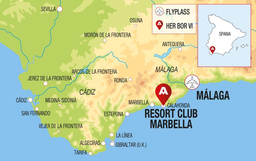 Calahonda Calahonda ligger mellom Marbella og Fuengirola og er et område hovedsakelig utviklet for turisme. Dette selvforsynte feriestedet gir en utmerket base for å utforske Costa del Sol.