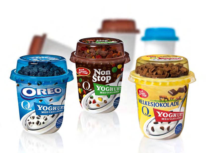 Oreo & NonStop Yoghurt Nok en forbrukerdrevet innovasjon fra Q-Meieriene. Yoghurt med vaniljesmak og topping av Freia melkesjokolade- NonStopeller Oreo-biter. Supergodt og enkelt.