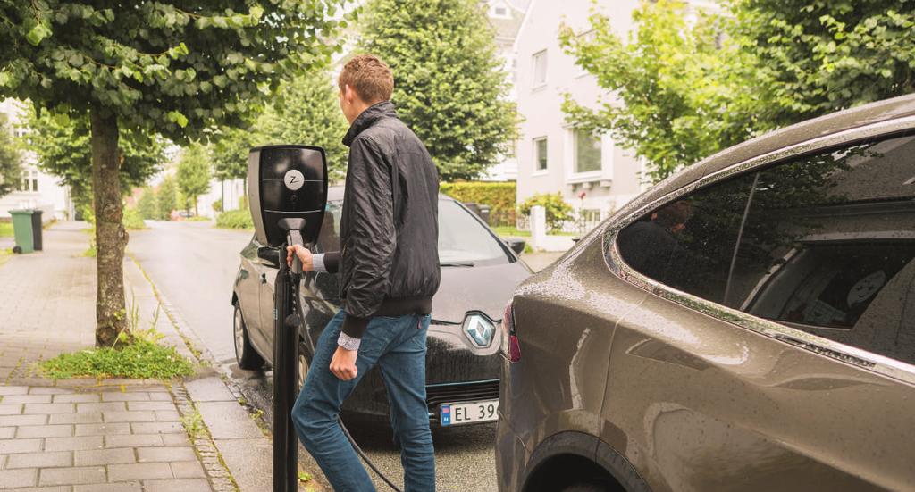 RETTFERDIG BRUK Forbruket er lett å knytte til brukerne i en felles garasje eller parkeringsplass.