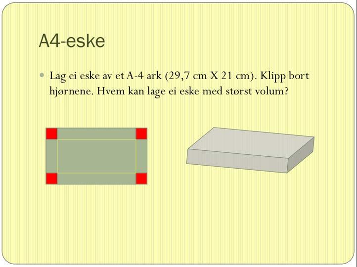 Seminar 5: Utforskende og