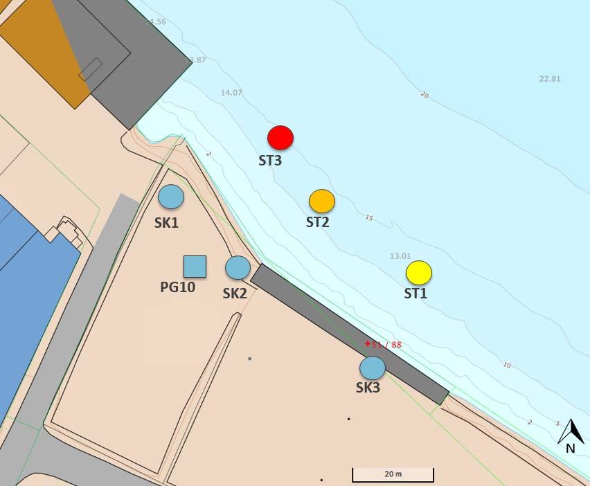 Kaiforlengelse Mekjarvik Datarapport - miljøgeologisk undersøkelse av fylling og sjøbunnsedimenter multiconsult.