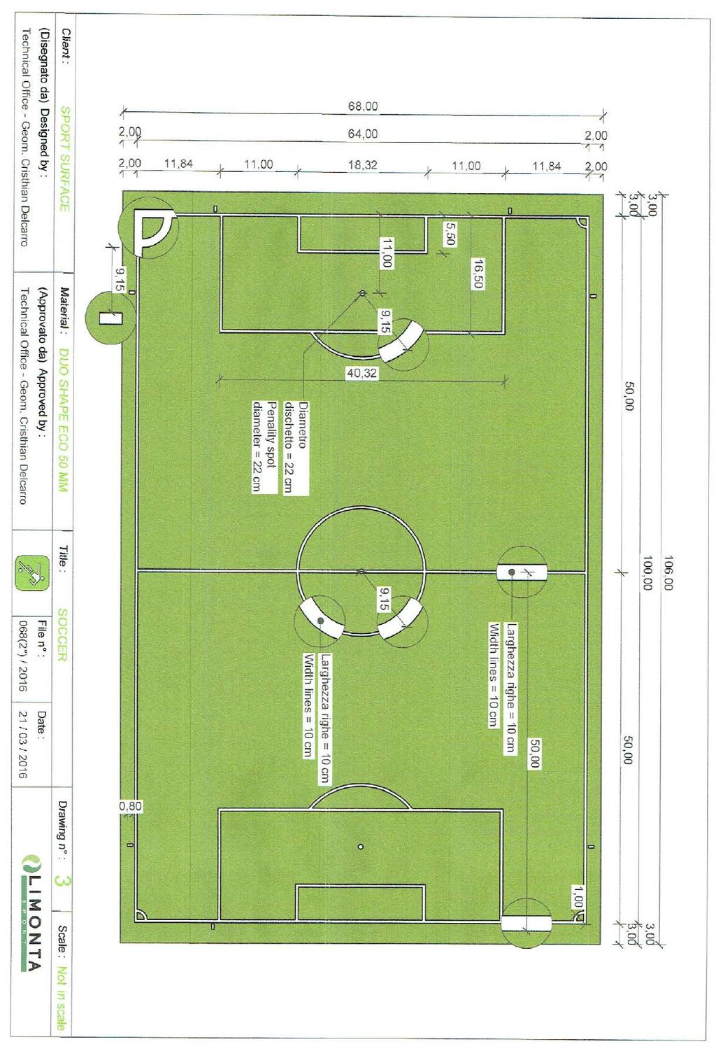 PROSJEKTBESKRIVELSE Rehabilitering av B-bana ved Volda Stadion 9 Teikningar av anlegget Sjå vedlegg A1 for bilete og omtale av anlegget i Tilstandsrapporten frå Norges Fotballforbund.