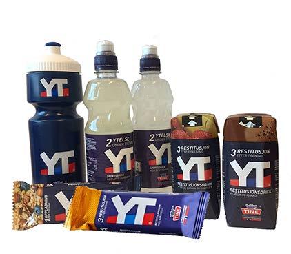 YT original serie En serie produkter som er laget for dem som trener lange harde økter eller som trener ofte.