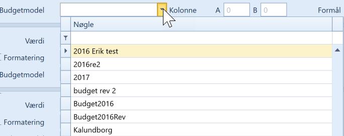 Kolonnebredde (Utskrivning) Her settes bredden på de enkelte felt samt Margen, skriftstørrelse og utskriftsretning Kolonne oppsettingen Navn () Det gis et navn til en