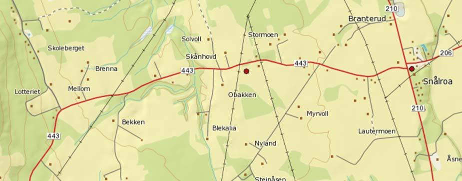 4.1.3 Støyvurderinger Utbedring av fylkesvegen er et vedlikeholdsprosjekt med utbedring fra grusdekke til fast dekke, samt utbedring av drenering gjennom etablering av åpne veggrøfter.