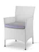 Stabelbar stol i aluminium og polyethylene rotting. (1,5mm).