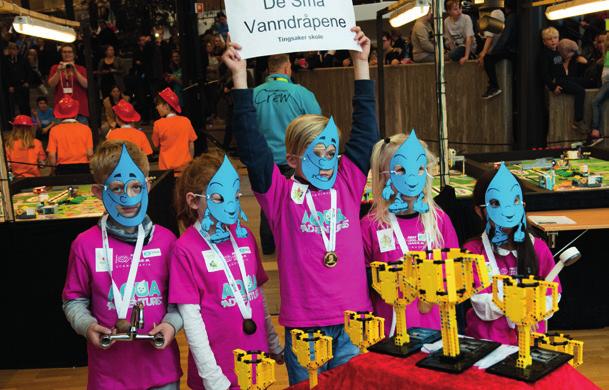 8 FLL Jr. skal i år delta på den skandinaviske finalen.