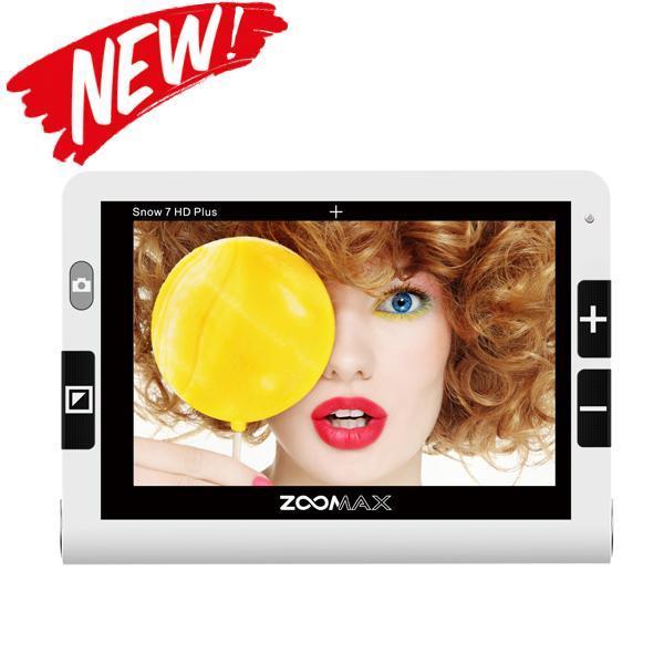 Zoomax M5, den første håndholdte lupe i markedet med 2HD design - HD kamera samt HD-skjerm. Dette gjør at bildet blir presentert krystallklart.