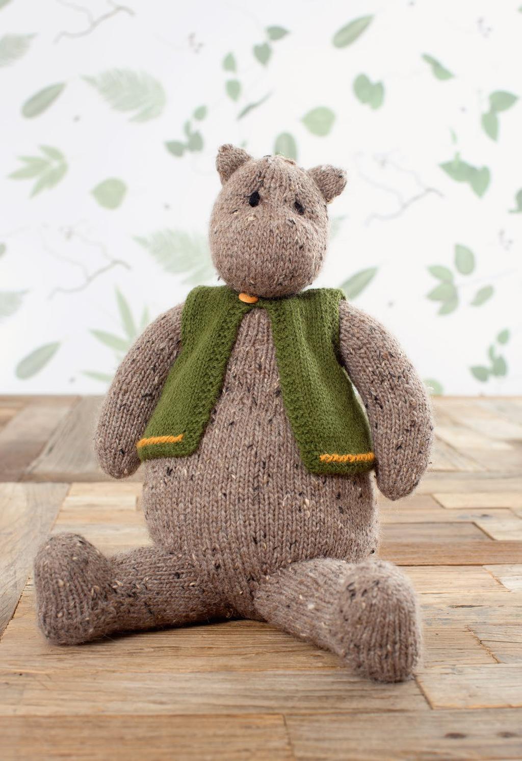 MAGNE KOSE- BAMSE MODELL DSA47 13 ALPAKKA TWEED &