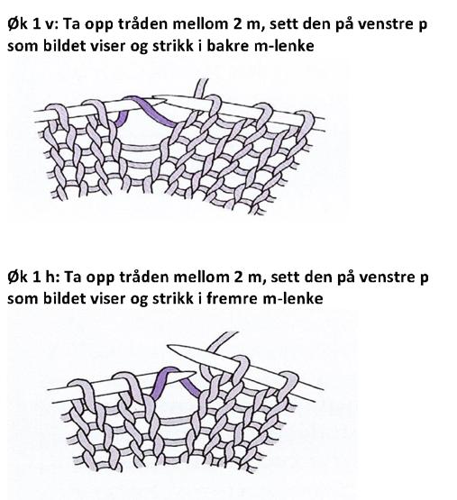 Sy noen sting mellom ben og kropp, slik at figuren kan sitte. HODET Legg opp og strikk som kroppen til og med 13. omgang. Strikk 8 omganger glattstrikk. 22.