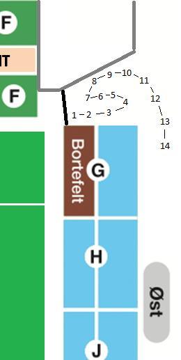 Bildet illustrerer hvordan lagene stiller